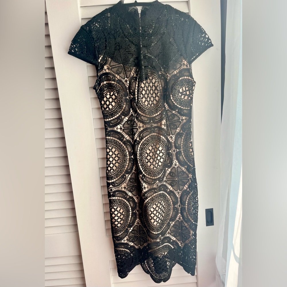 Black Lace Cocktail Dress